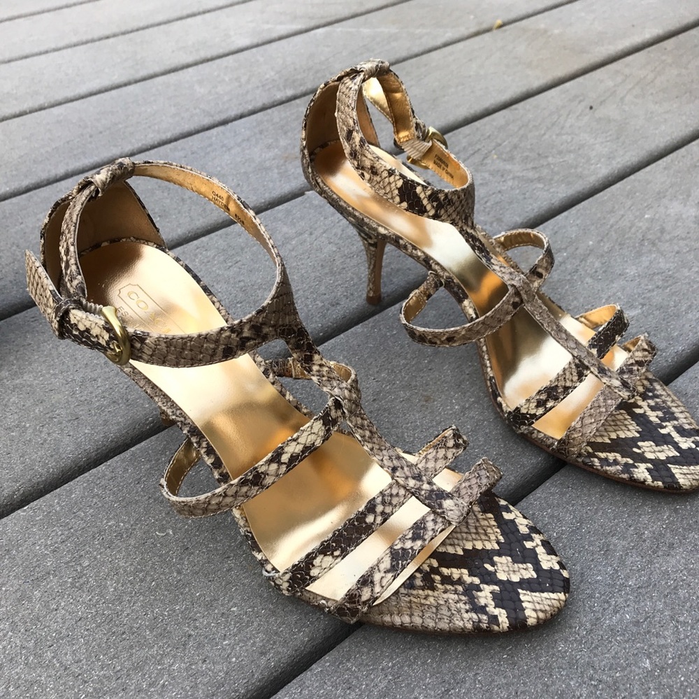 SOLD Coach Python Sandals 8.5 - Picture 2 of 8
